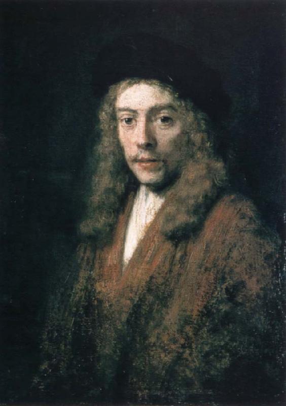 REMBRANDT Harmenszoon van Rijn A Young Man oil painting picture